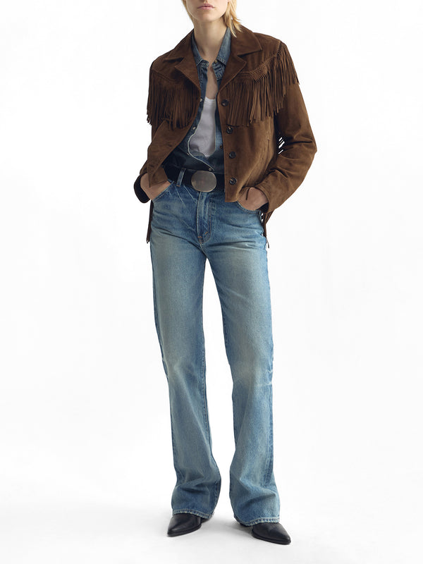 Eloi Suede Fringe Jacket