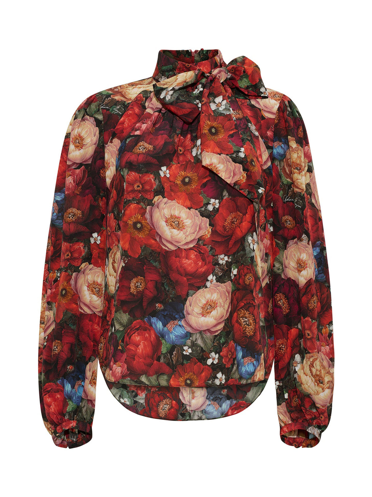 Joan Floral Crêpe de Chine Top