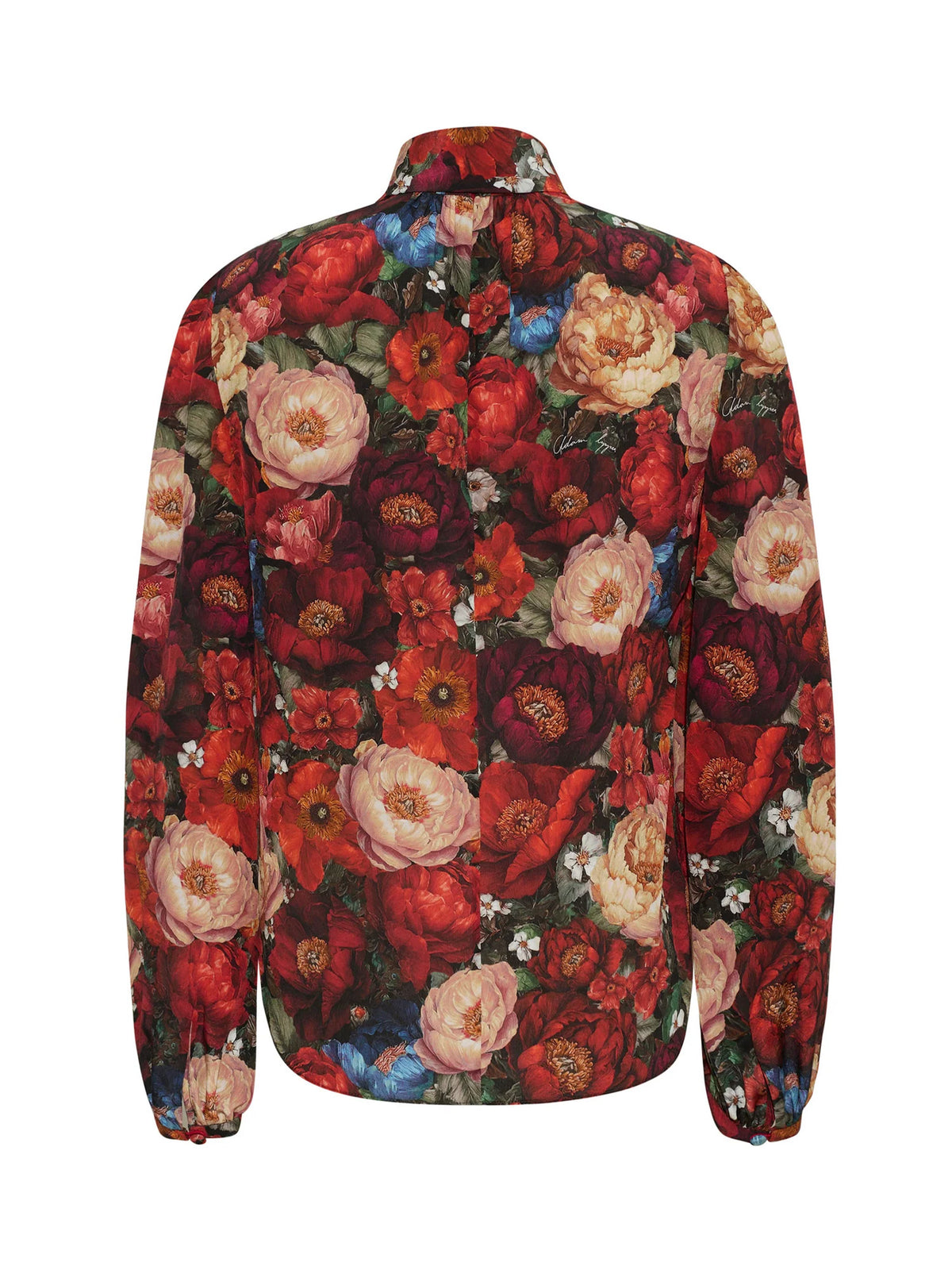 Joan Floral Crêpe de Chine Top