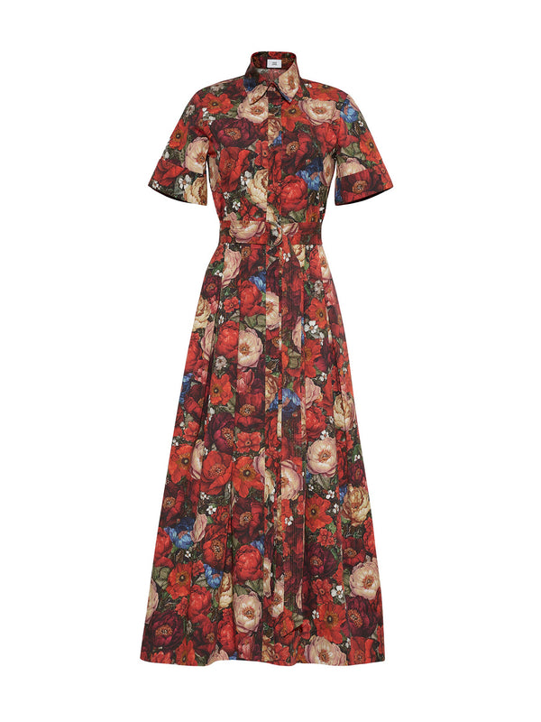 Leighton Floral Cotton Shirtdress