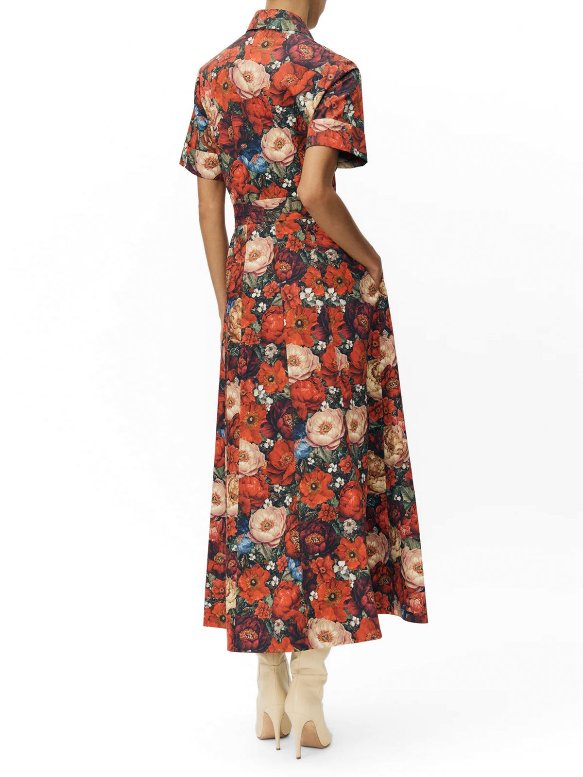 Leighton Floral Cotton Shirtdress