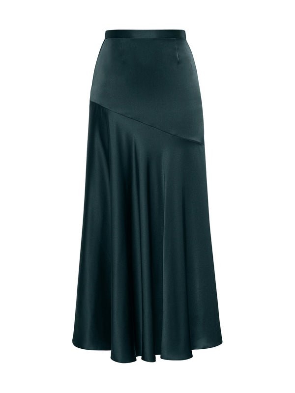 Tess Silk Midi Skirt