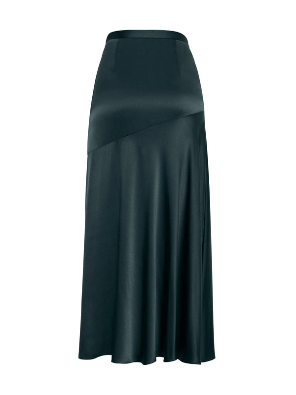 Tess Silk Midi Skirt