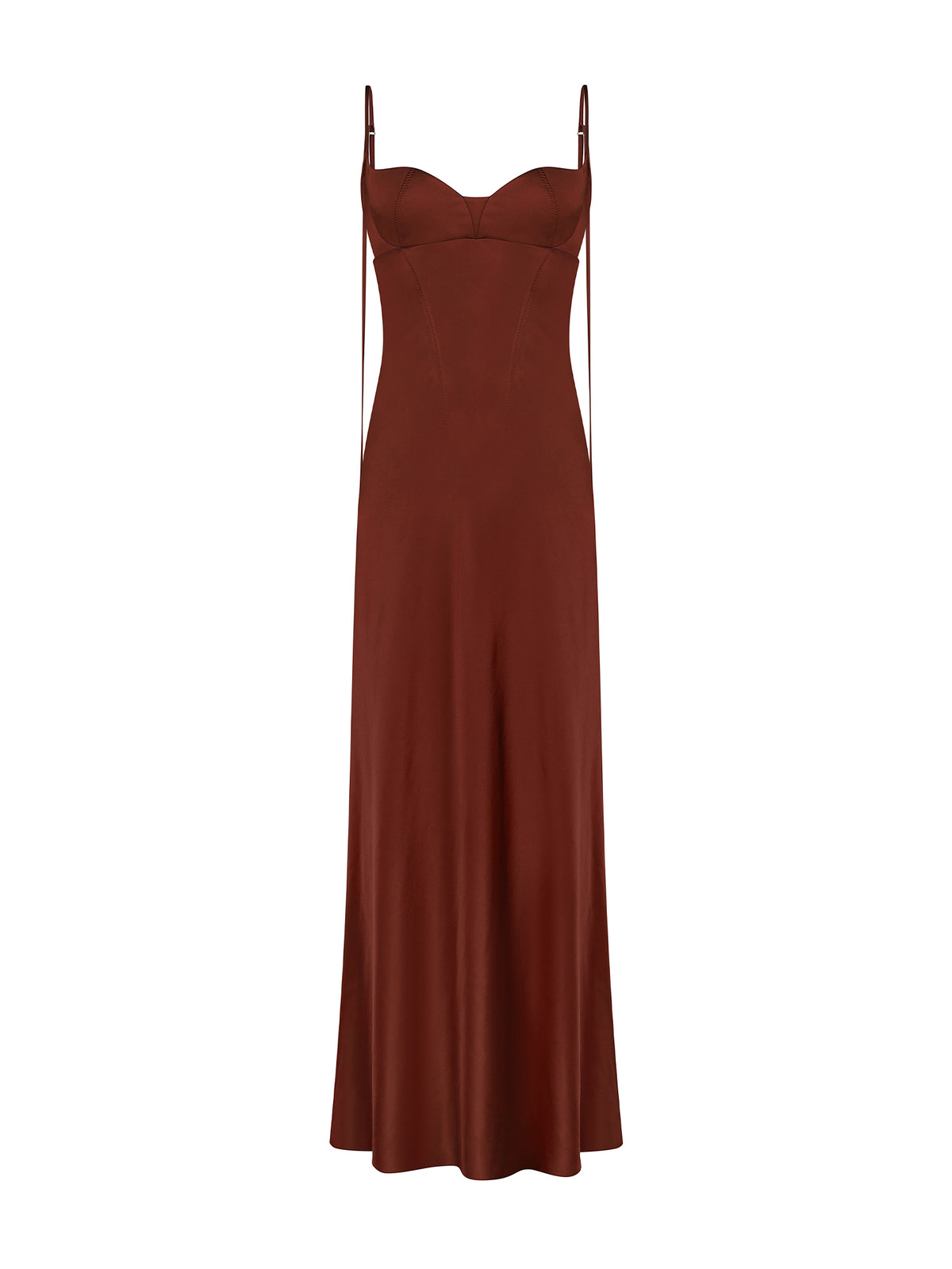 Isolde Satin Maxi Dress