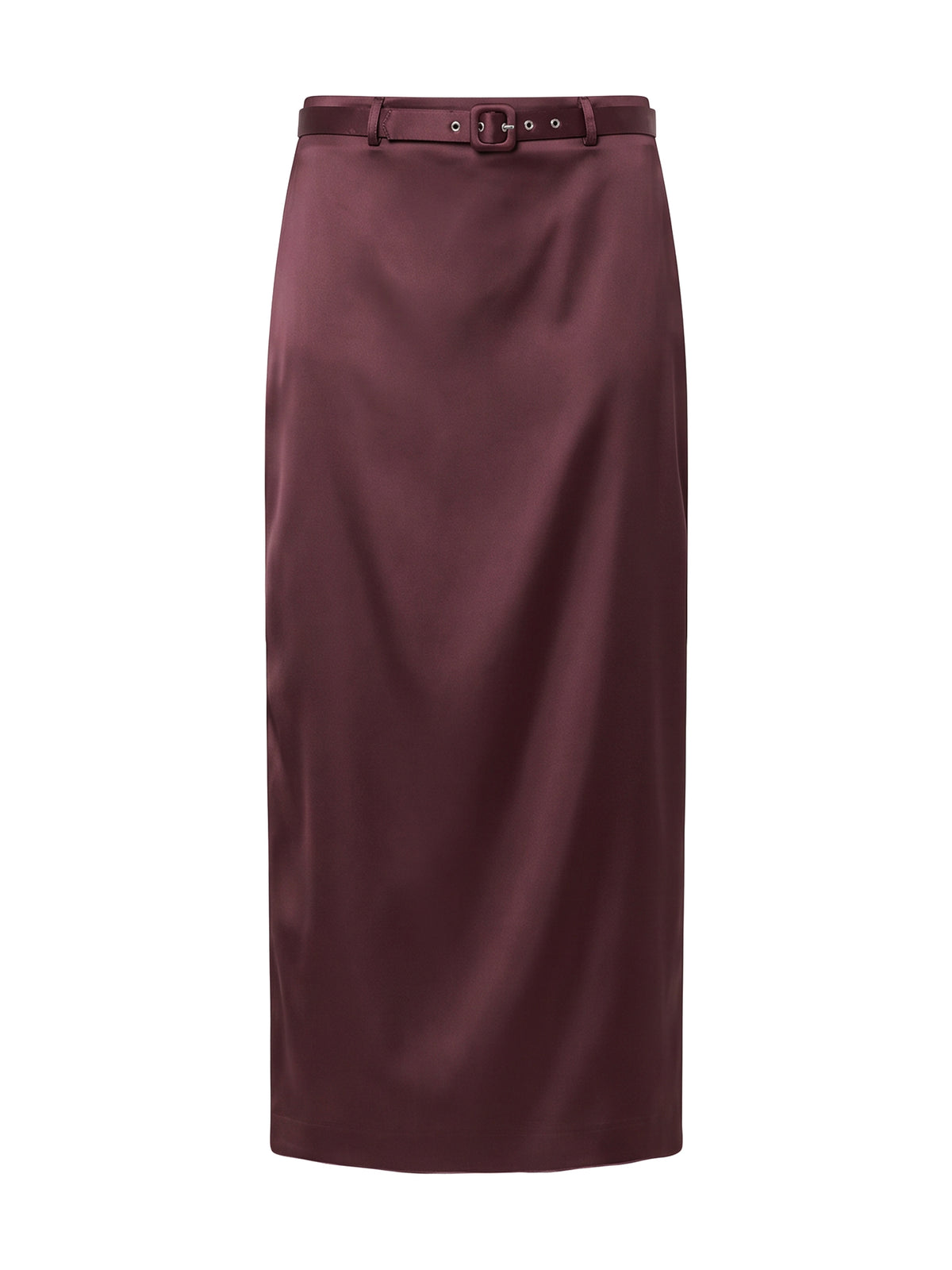 Aletta Satin Midi Skirt