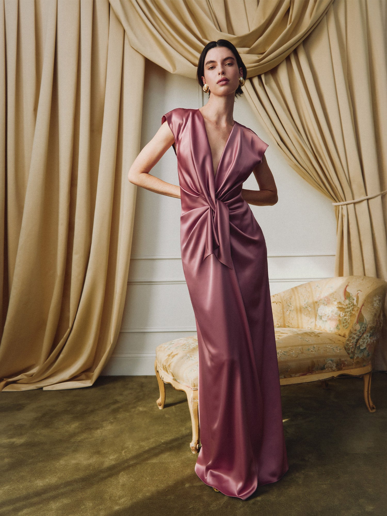 Flutter Sleeve Ava Gown