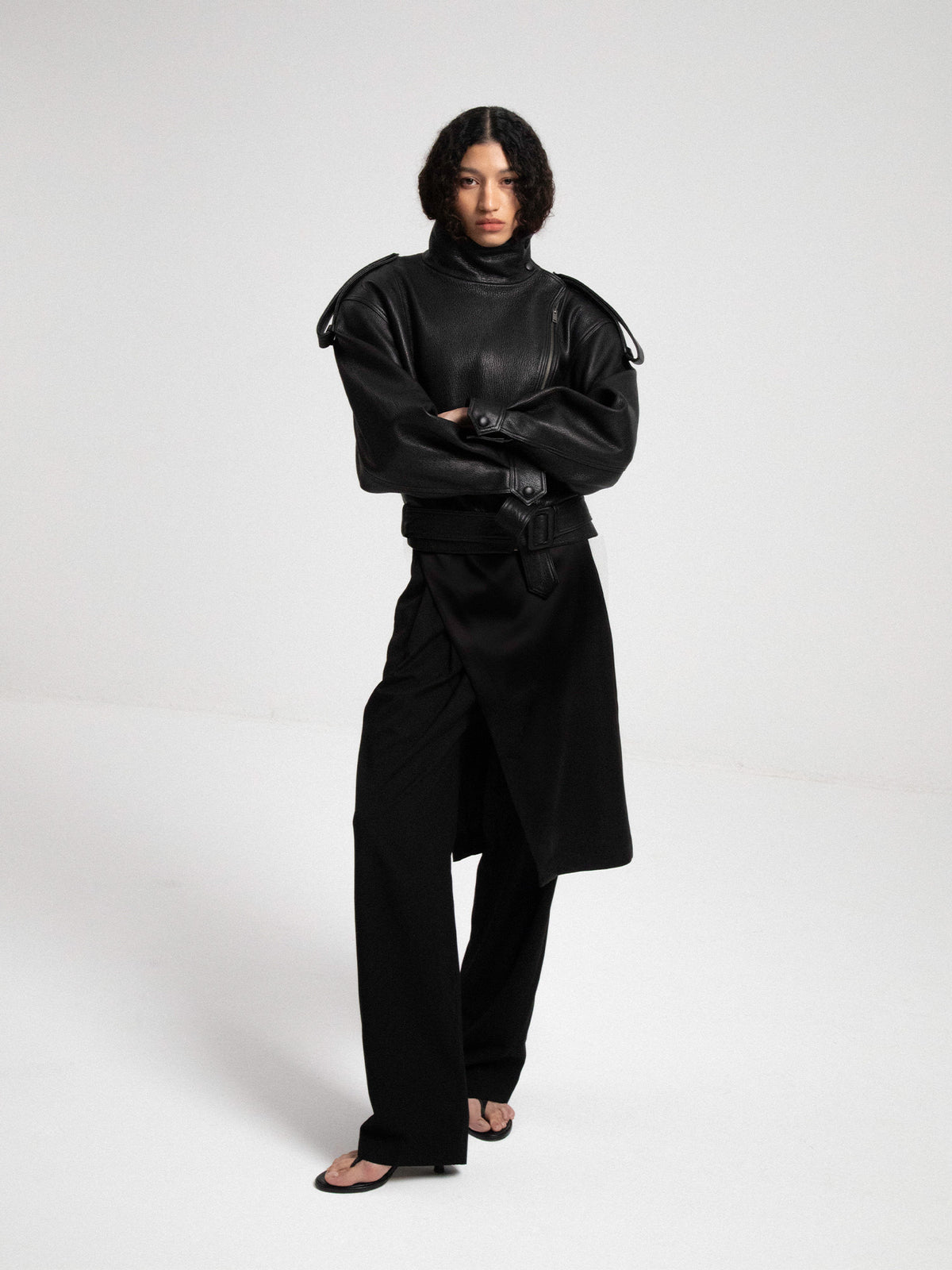 Serpa Grained Leather Jacket