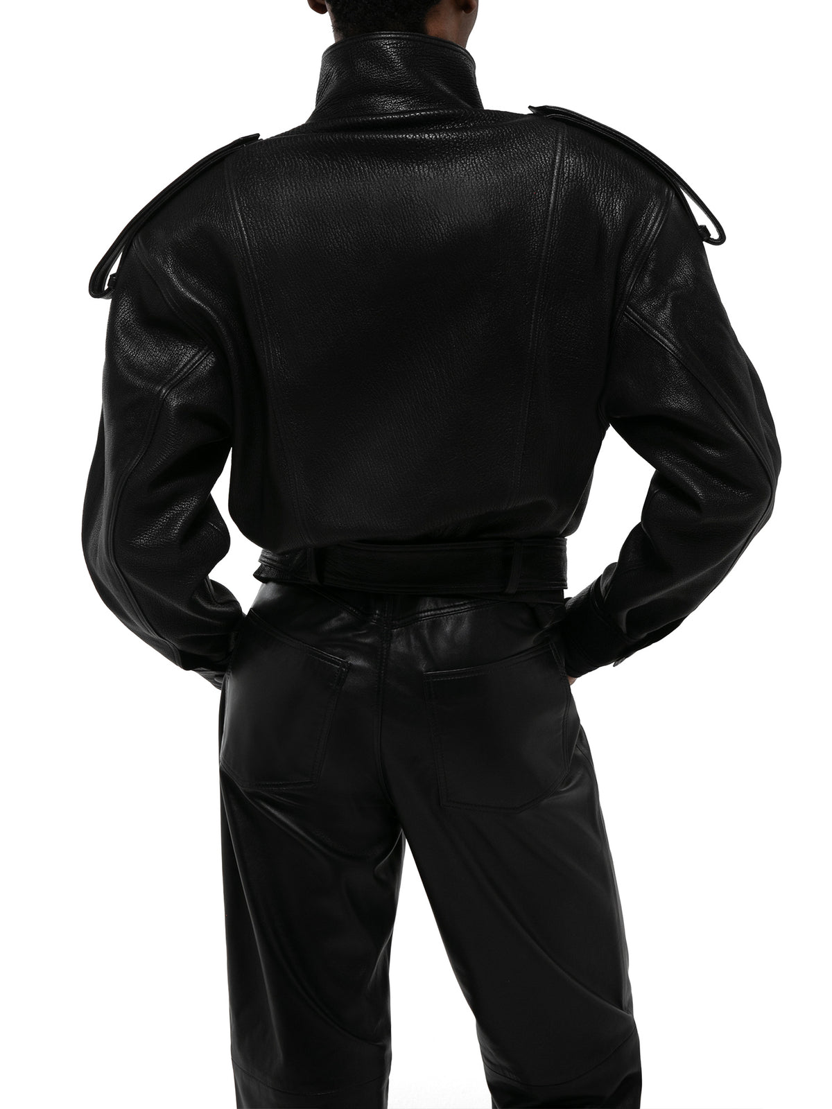 Serpa Grained Leather Jacket