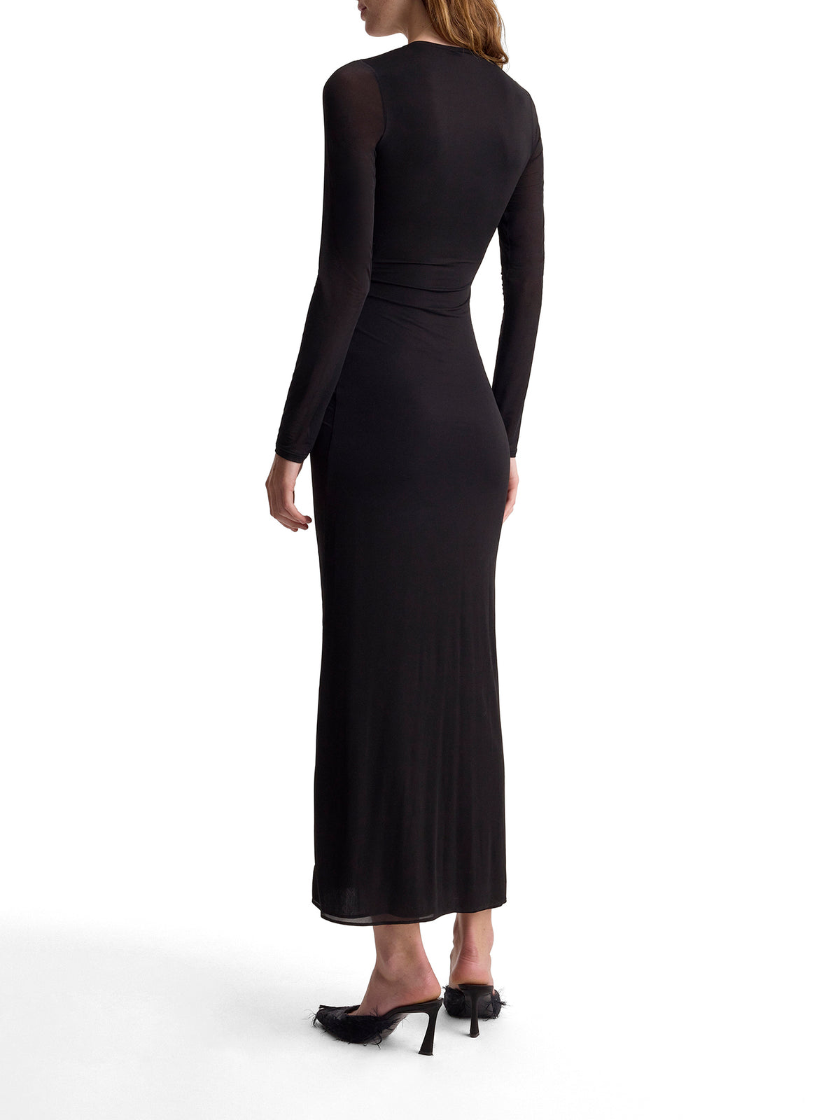 Selena Ruched Jersey Midi Dress