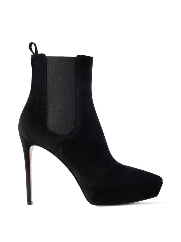 Suede 120 Platform Booties