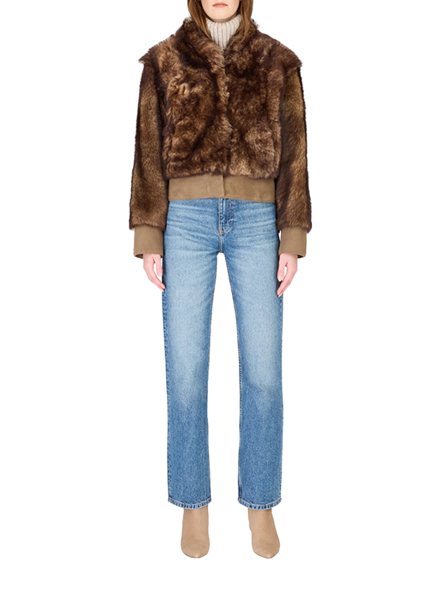 Bean Shearling Bomber Jacket