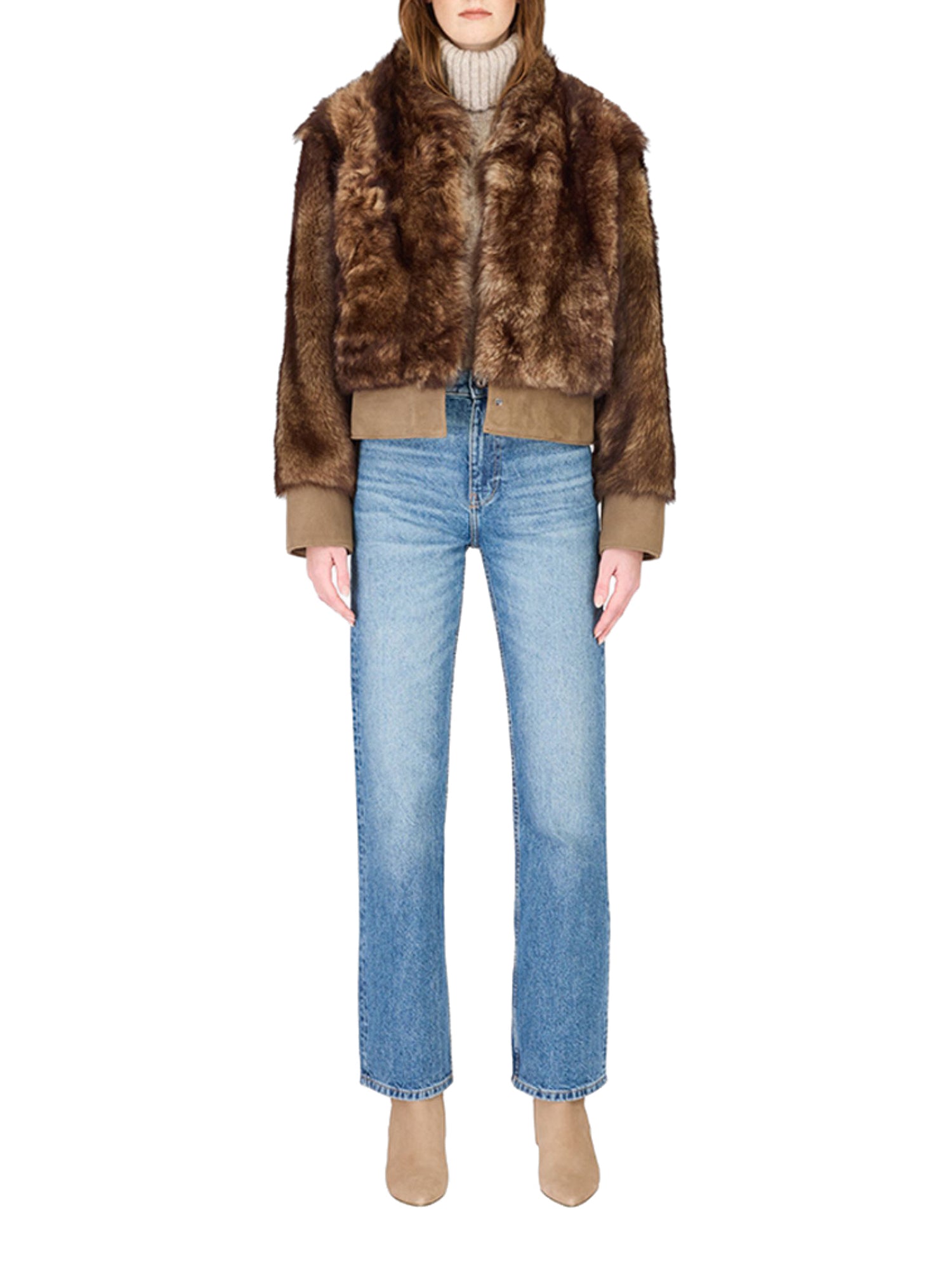 Bean Shearling Bomber Jacket