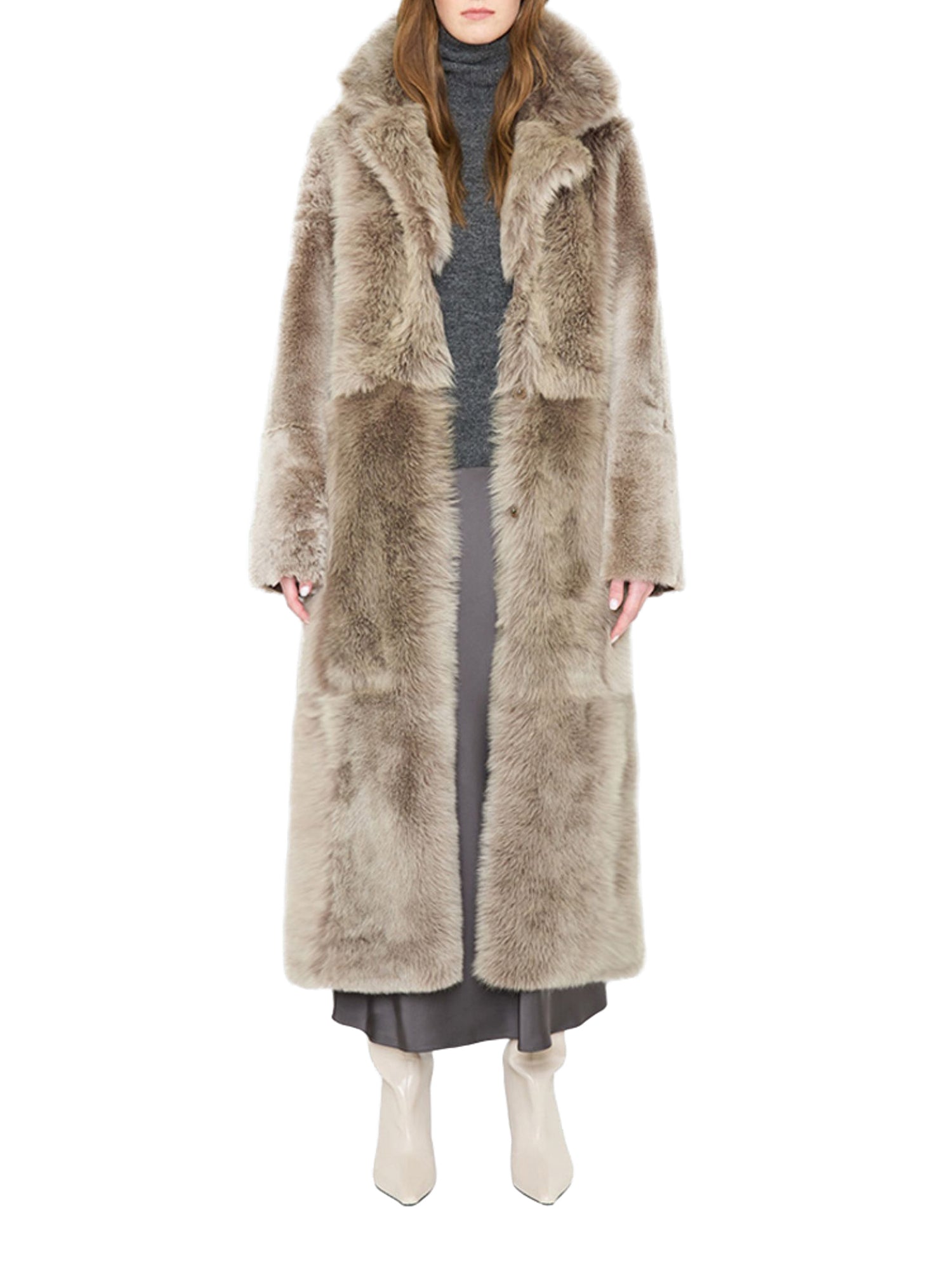 Maeve Reversible Shearling Coat