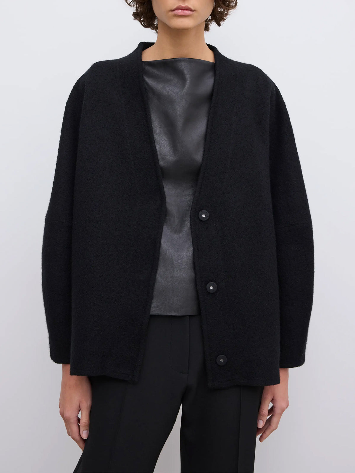 Long Wool Cardigan