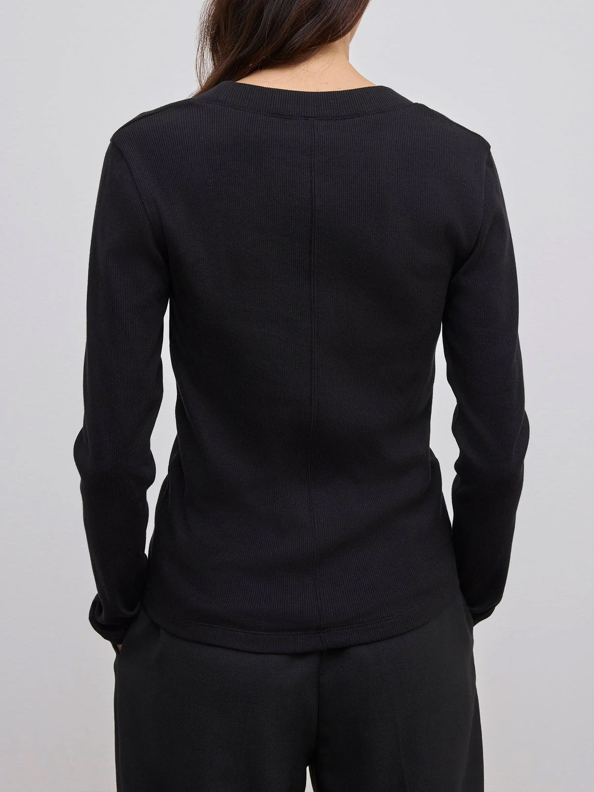 Scoop Jersey Long Sleeve Top