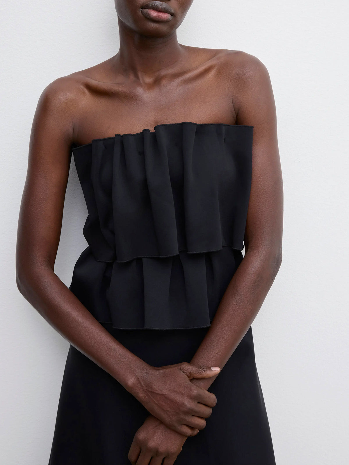 Sculpted Tube Midi Dress