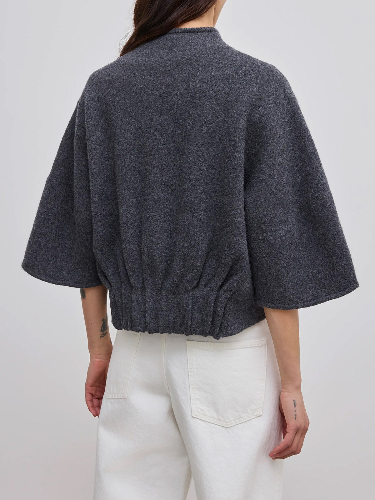 Short Wool Cardigan