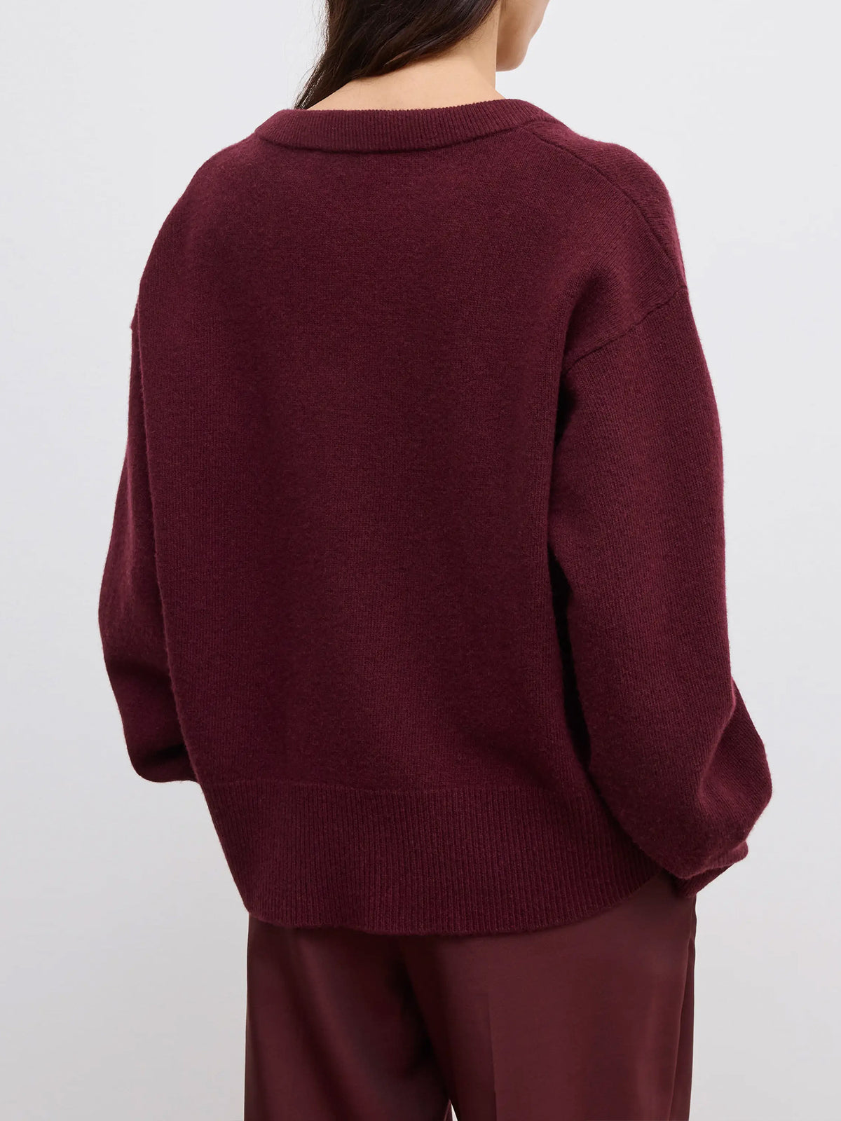 Soft Wool Scoop Sweater