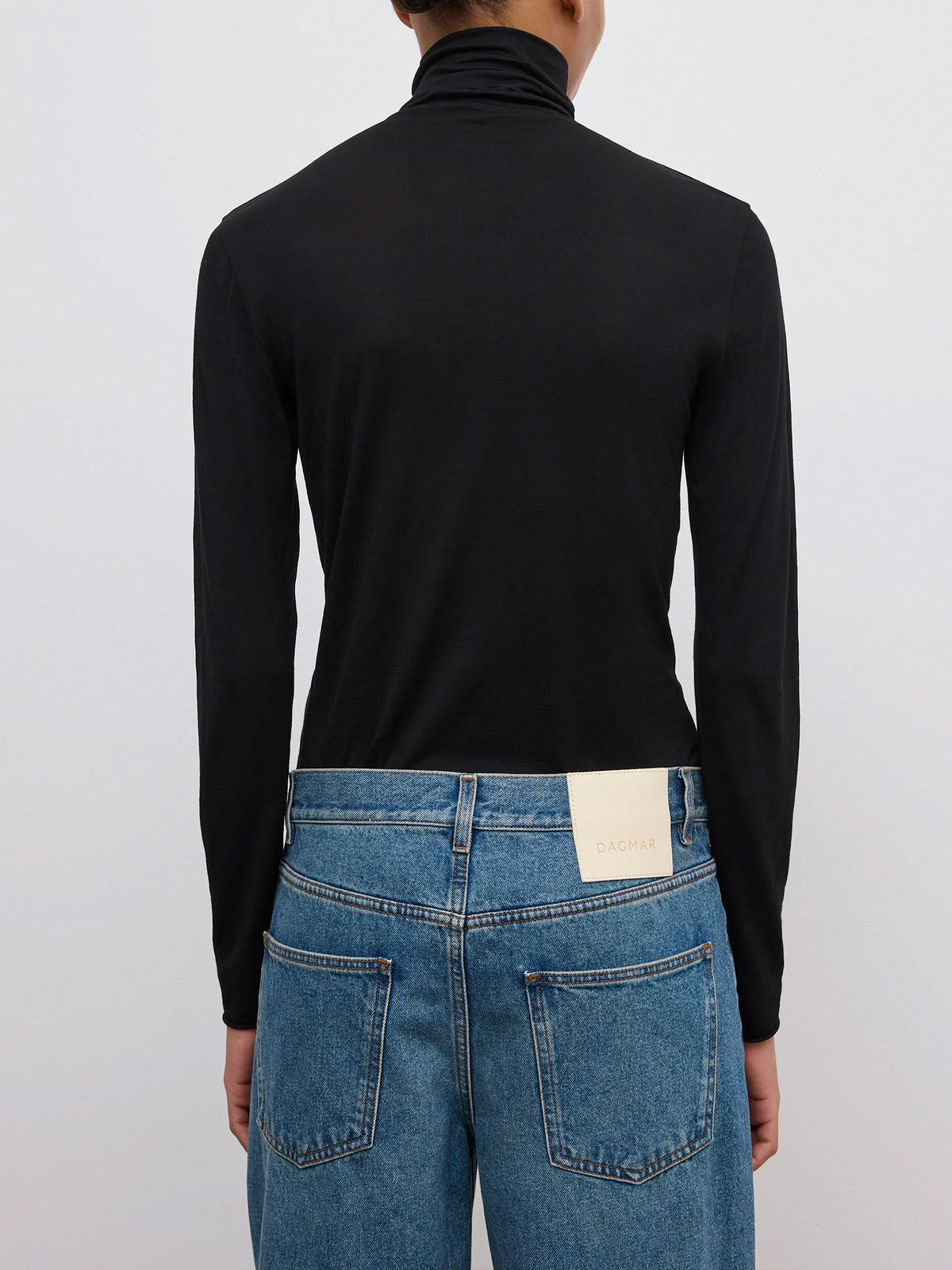 Wool Jersey Rollneck Sweater