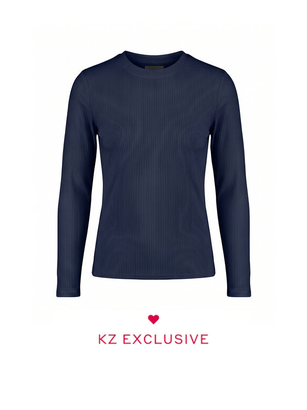 The Long Sleeve Ribbed Tee