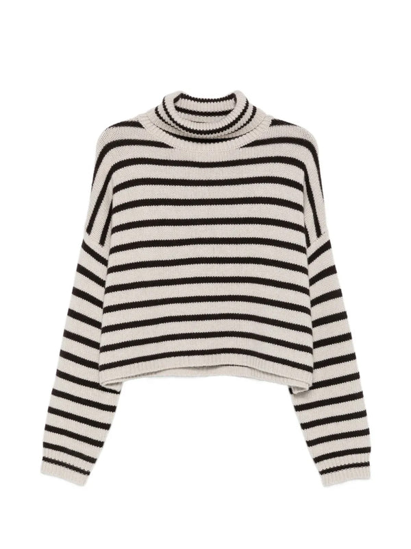 Zerlina Striped Cashmere Sweater