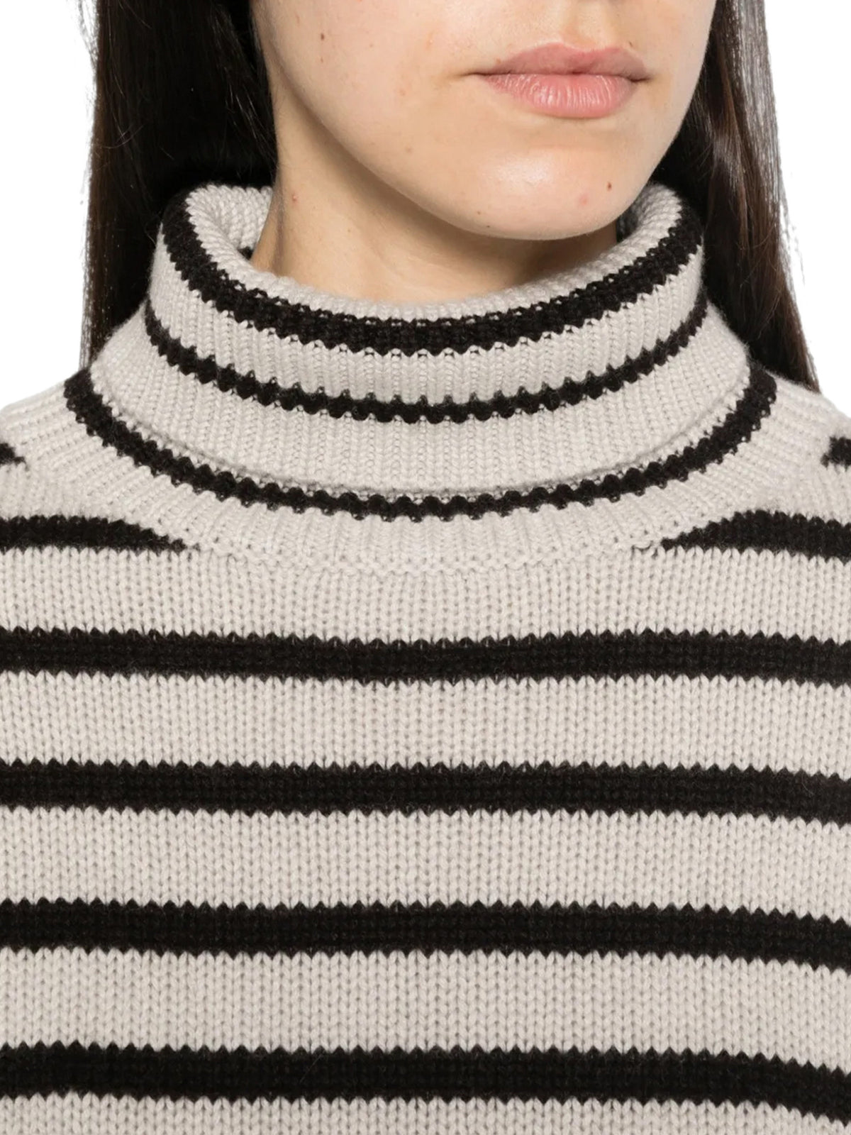 Zerlina Striped Cashmere Sweater