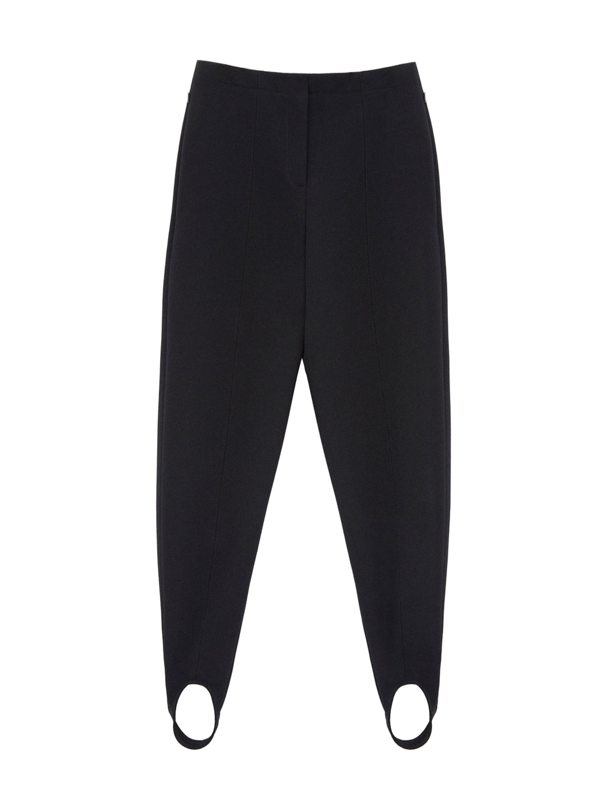 Stretch Wool Stirrup Trousers