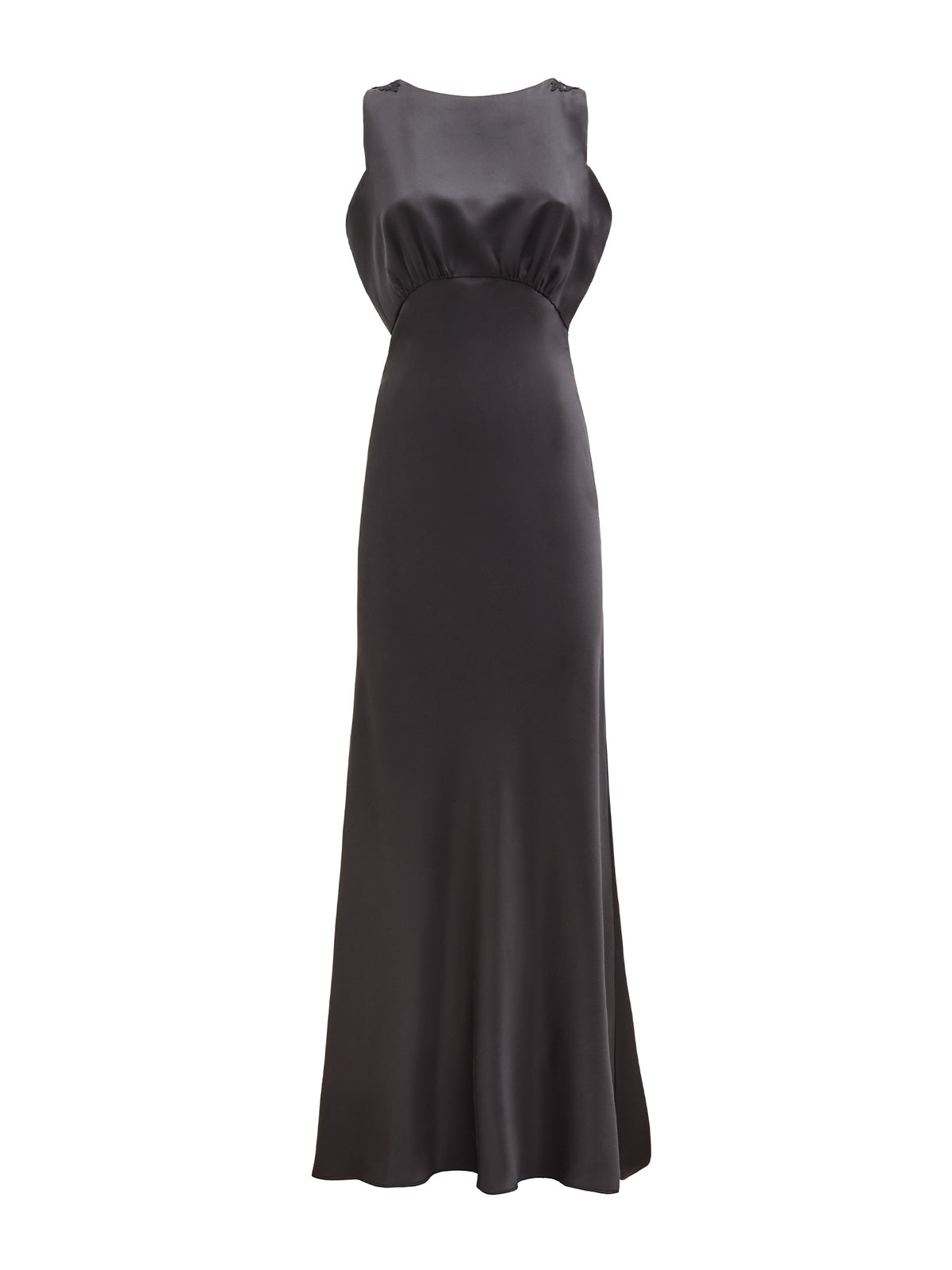 Scilla Lace-Back Silk Midi Dress