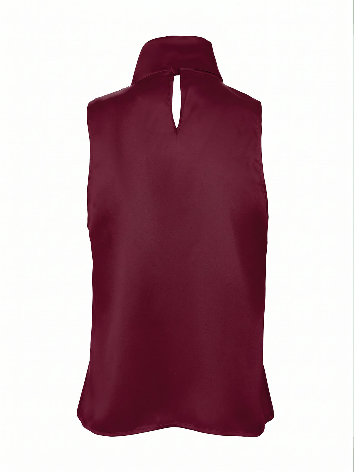 Diaspro Satin Tie-Neck Top