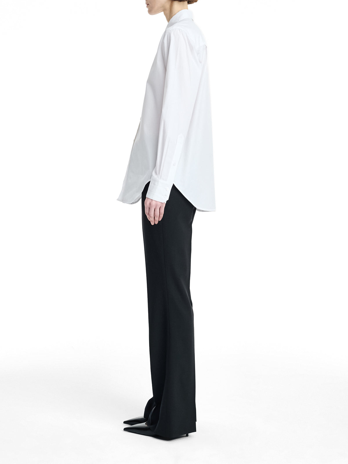 Mid Rise Boot Cut Trouser