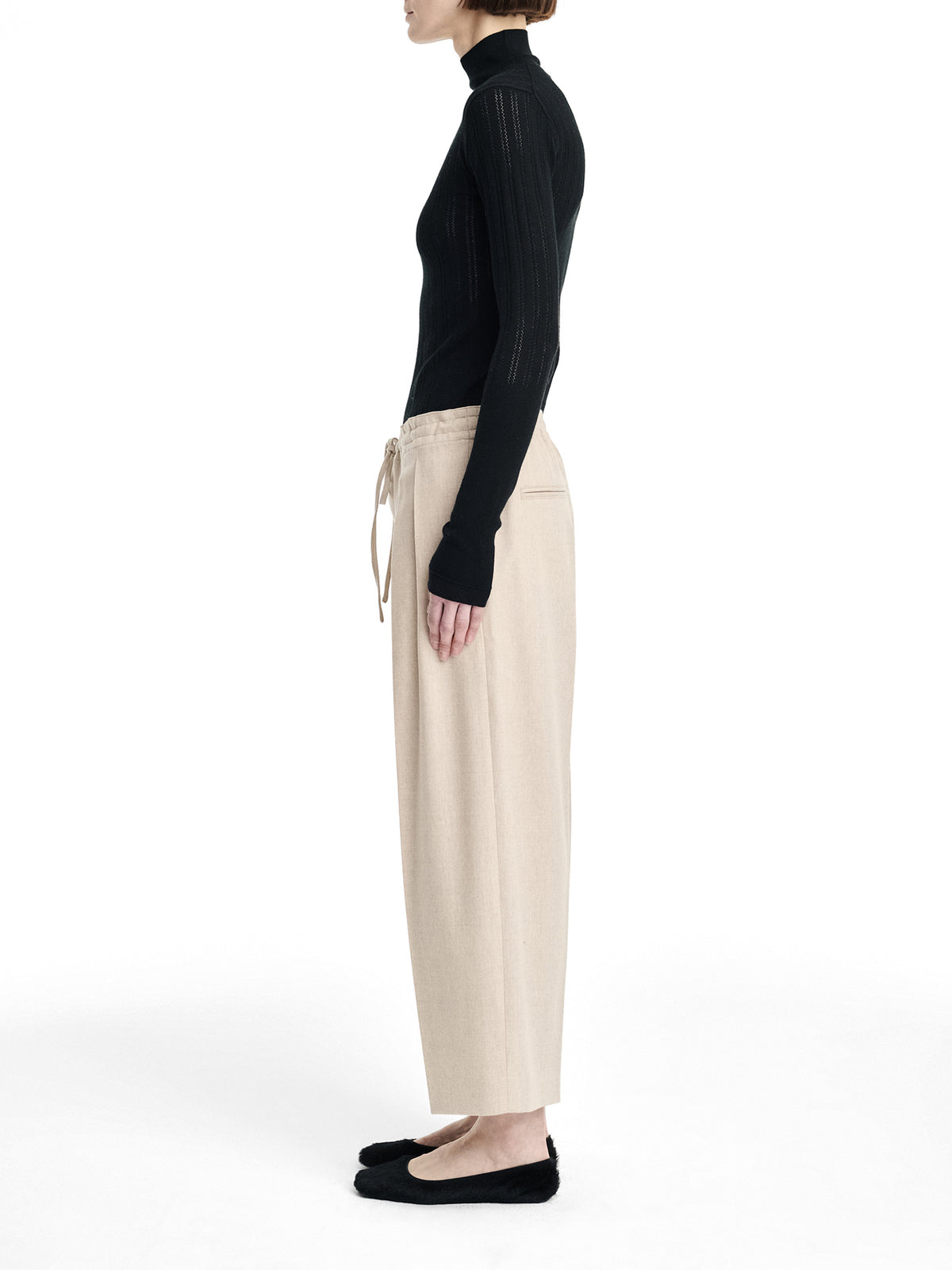 Slim Thermal Mock Neck Top