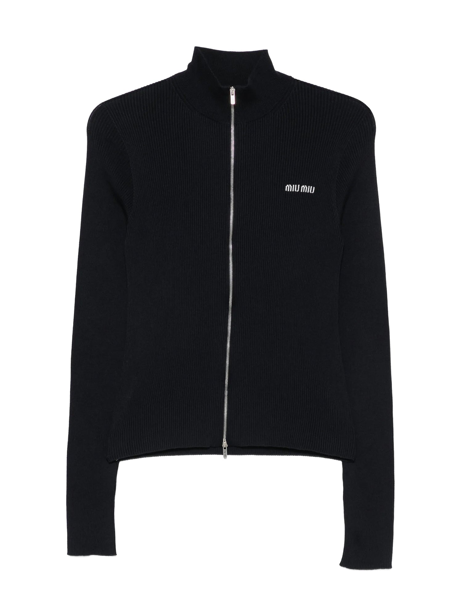 Cotton Zip-Up Cardigan