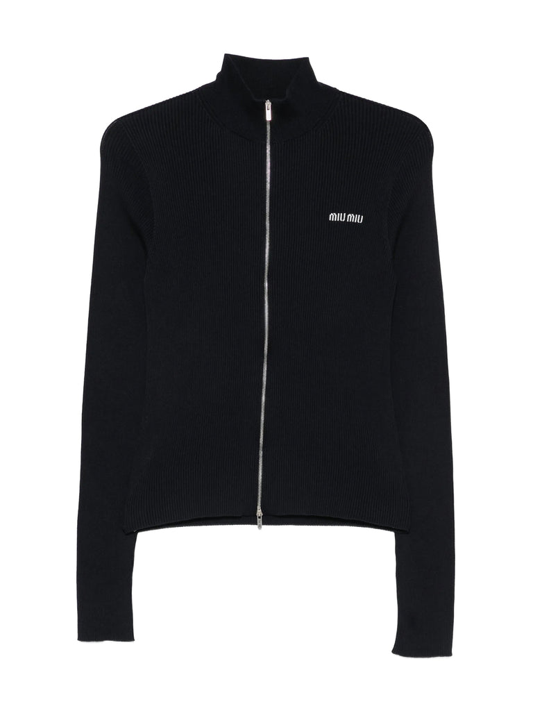 Miu Miu | Cotton Zip-Up Cardigan – Kirna Zabête