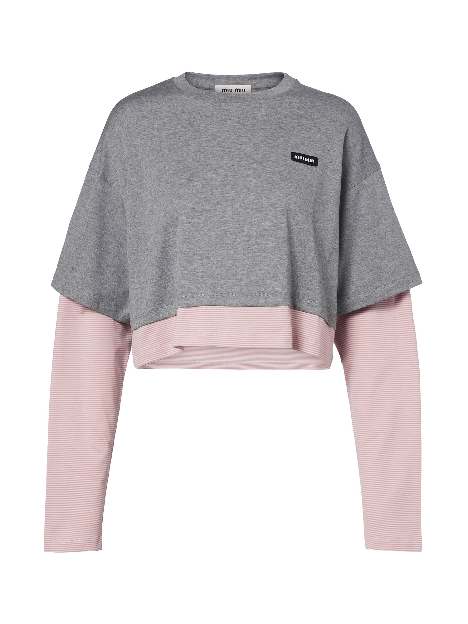 Layered Cotton Jersey T-Shirt