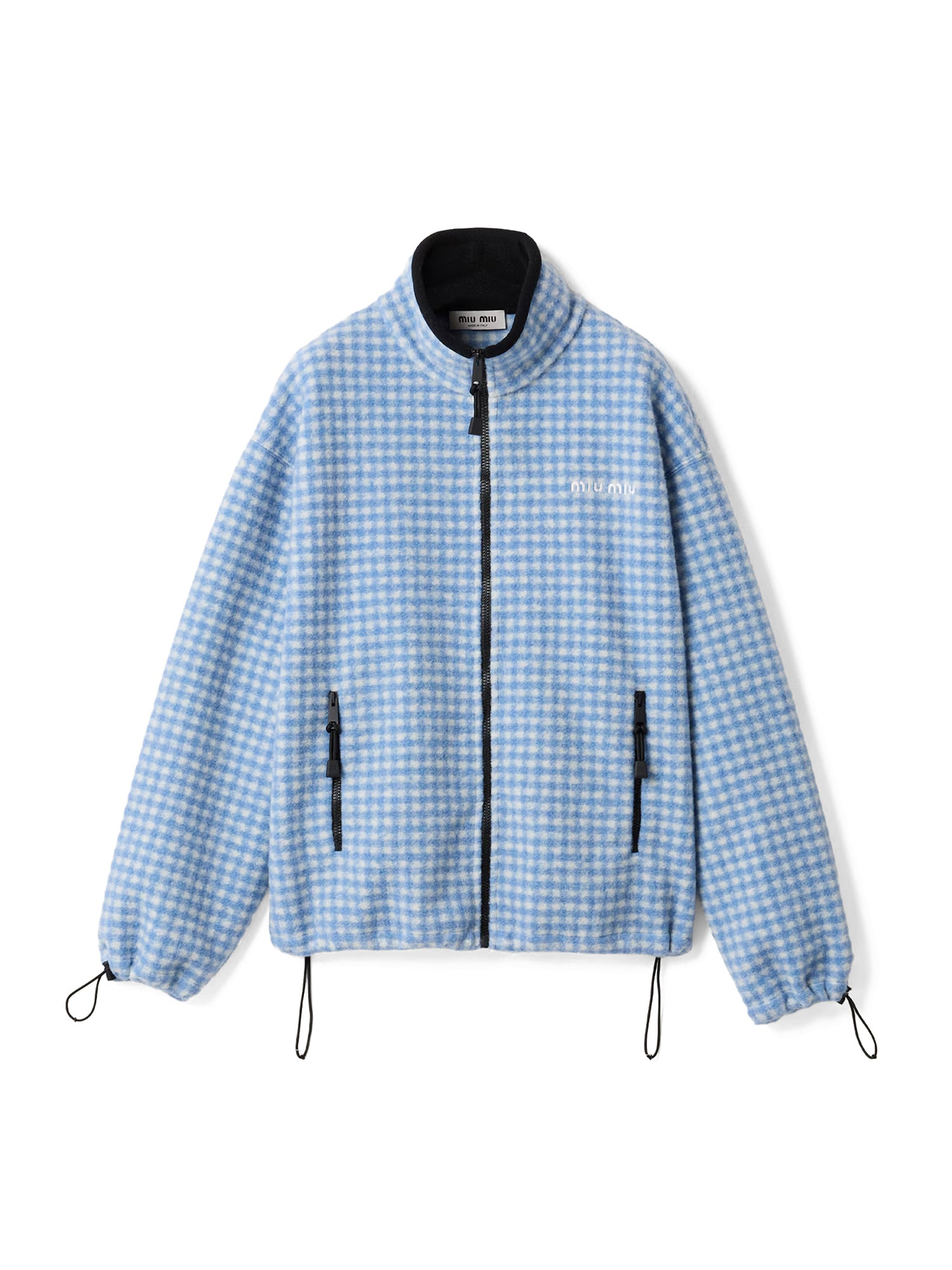 Miu Miu | Gingham Check Fleece Jacket – Kirna Zabête