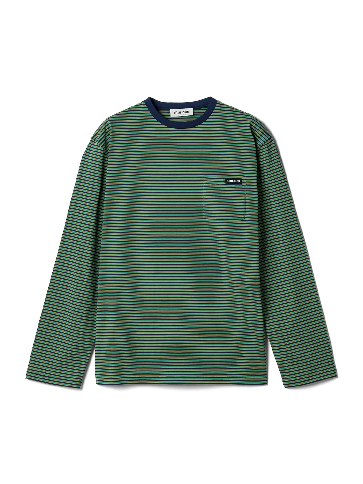 Striped Cotton Jersey T-Shirt