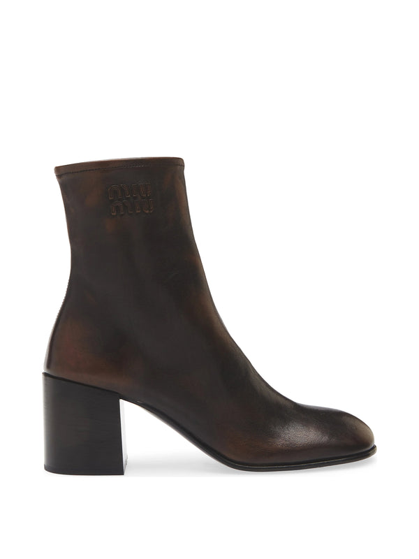 Block Heel Booties