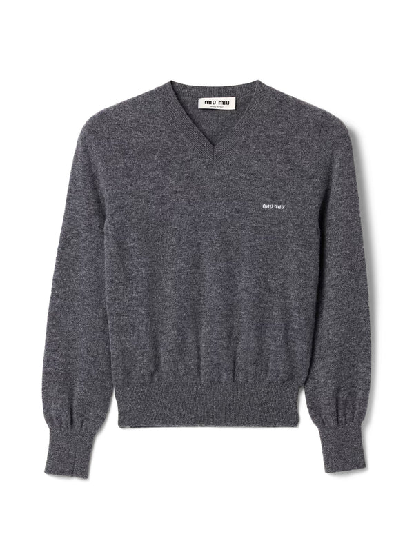 V-Neck Wool Sweater