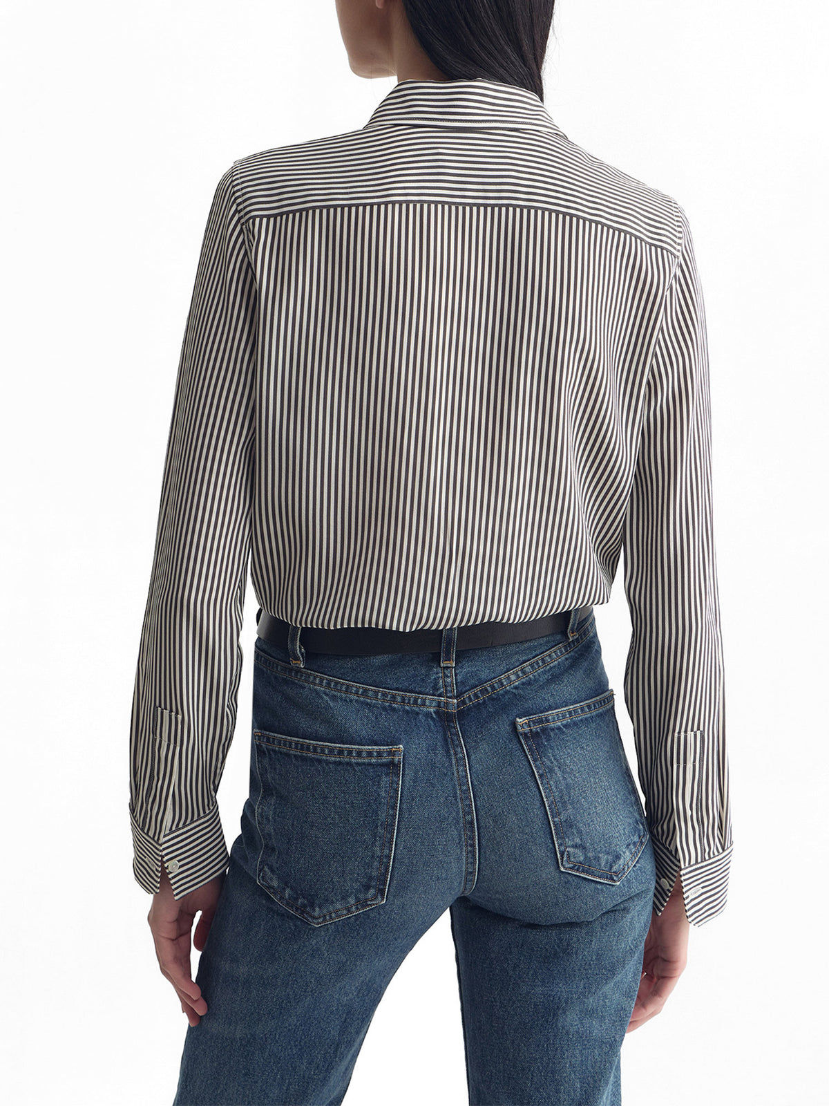 Gaia Striped Silk Shirt
