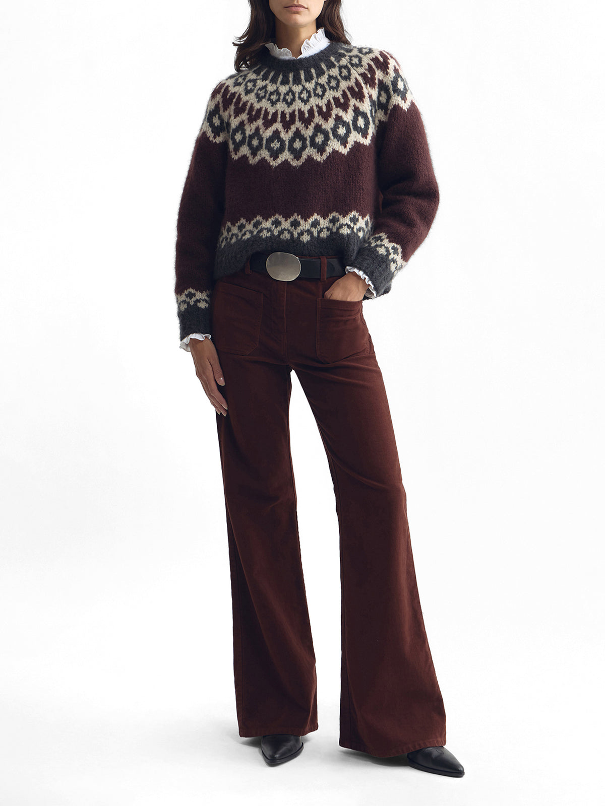 Isaline Fair Isle Cashmere Sweater