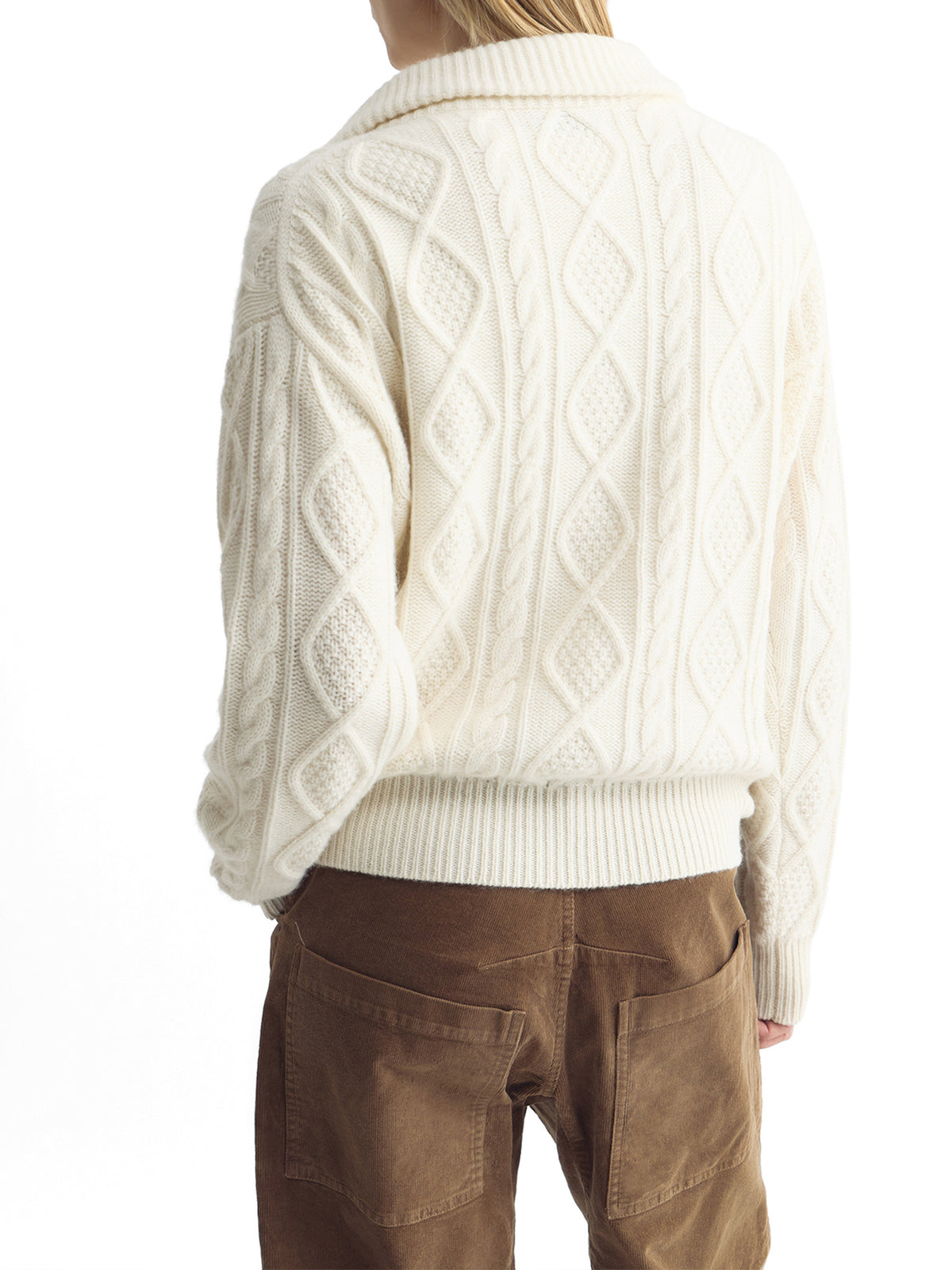 Jori Cable-Knit Cashmere Sweater