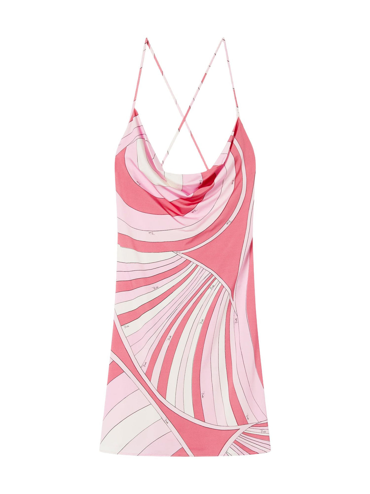 Iride Print Jersey Mini Dress