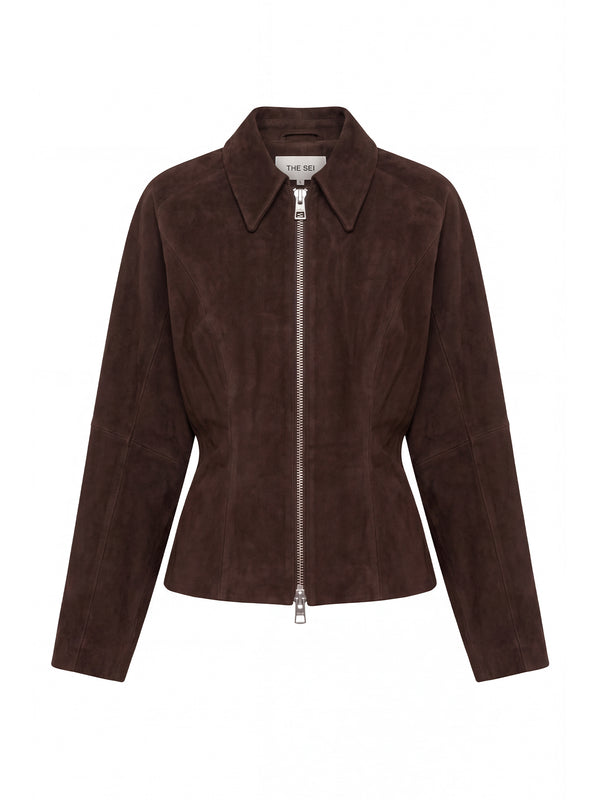 Fitted Suede Jacket