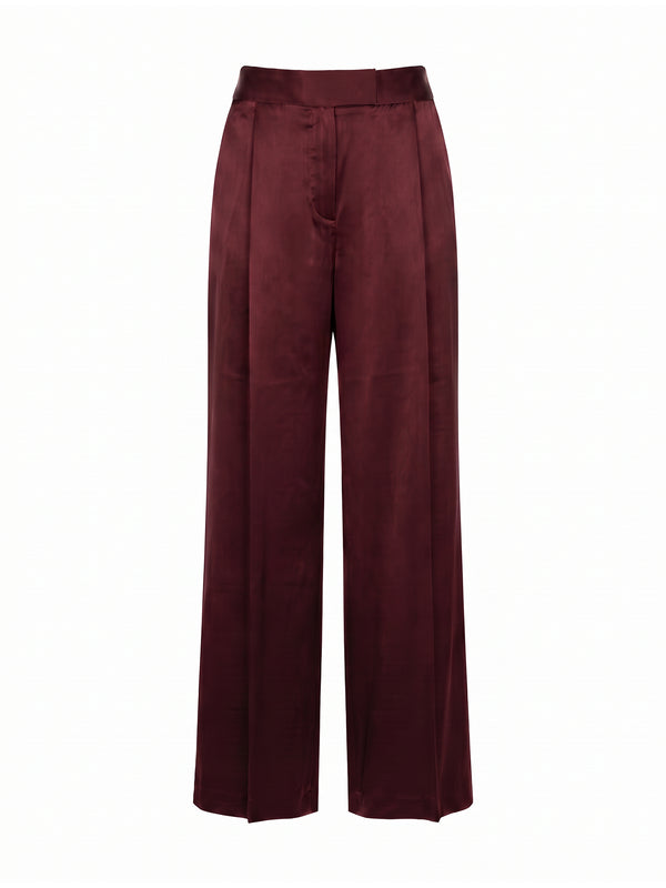 Relaxed Silk Trousers