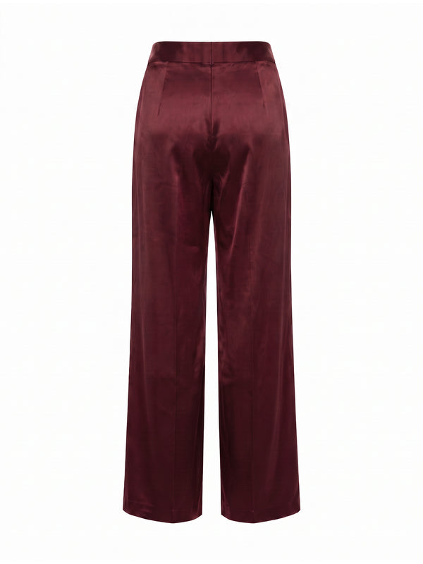 Relaxed Silk Trousers