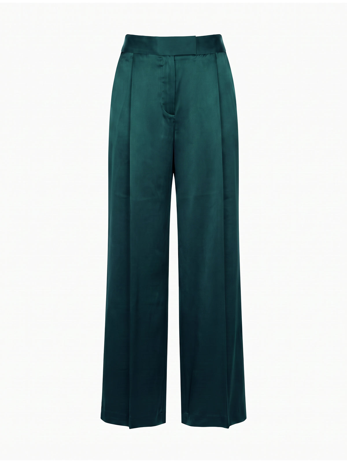 Relaxed Silk Trousers