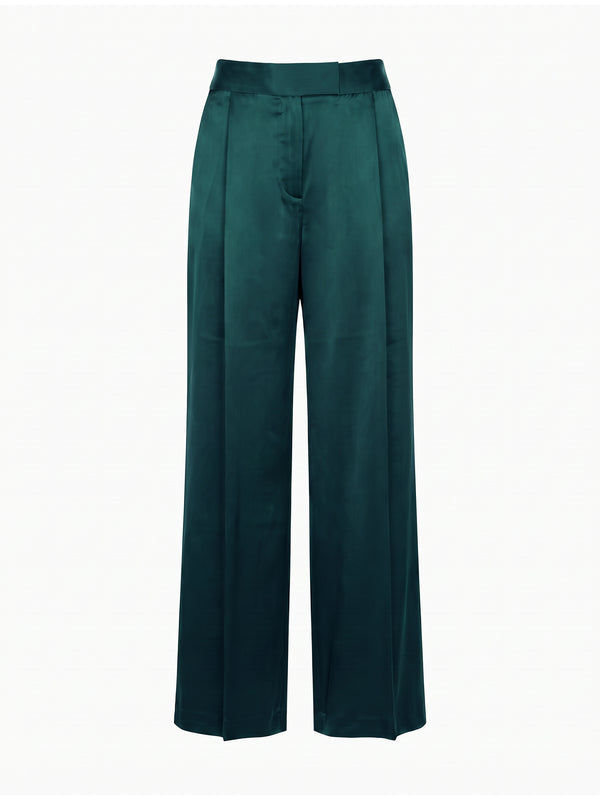 Relaxed Silk Trousers