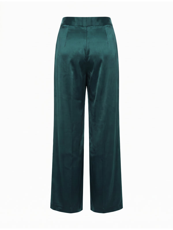 Relaxed Silk Trousers