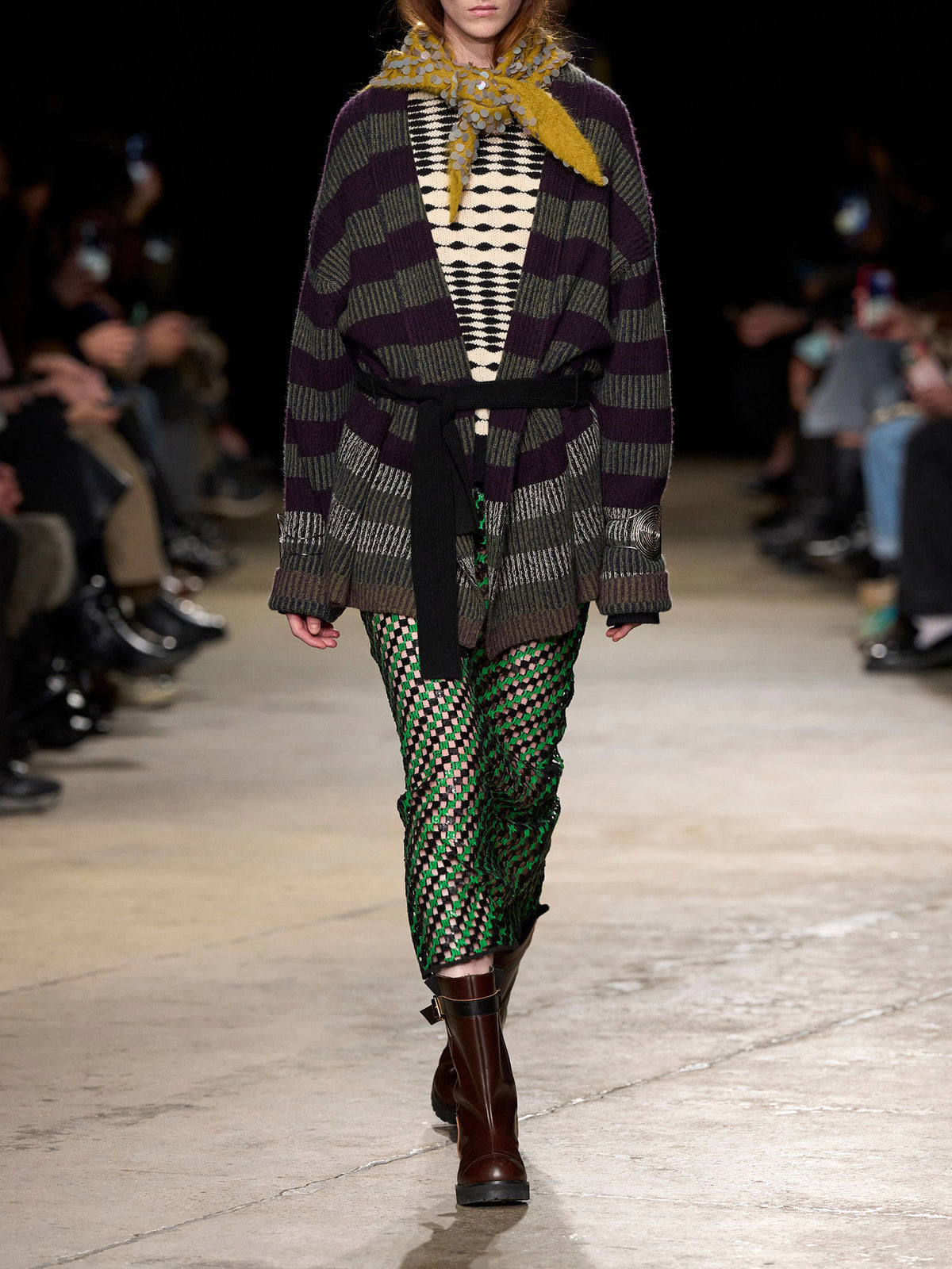 Bruna Distorted Striped Sweater