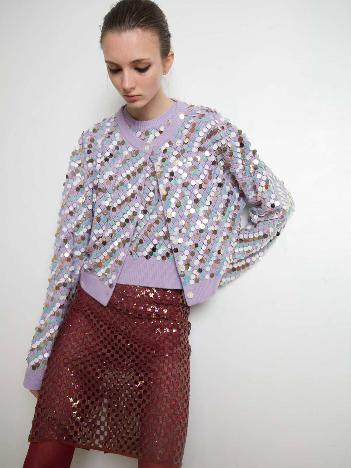 Oliver Knit Sequin Vest
